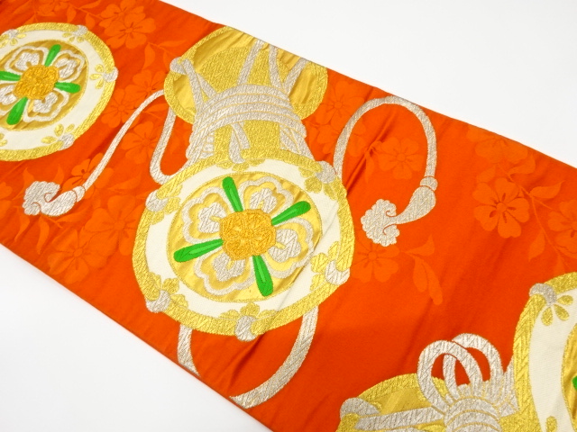 Japanese Kimono / Antique / Fukuro Obi Silk